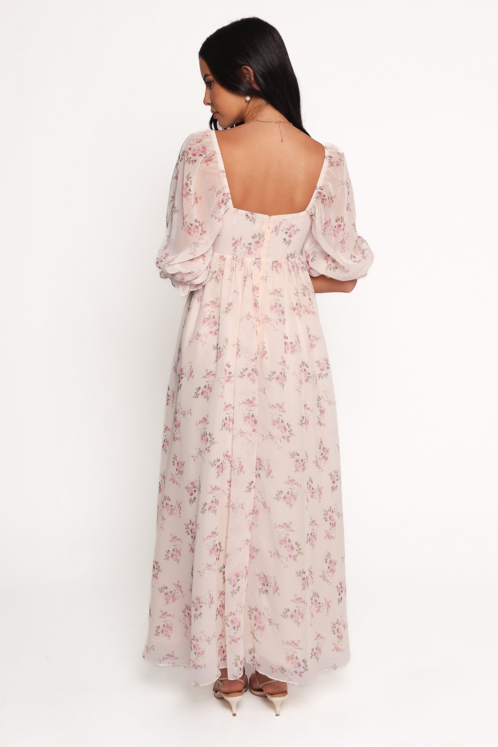 Sonnet Maxi Dress - Pink Floral - Image 4