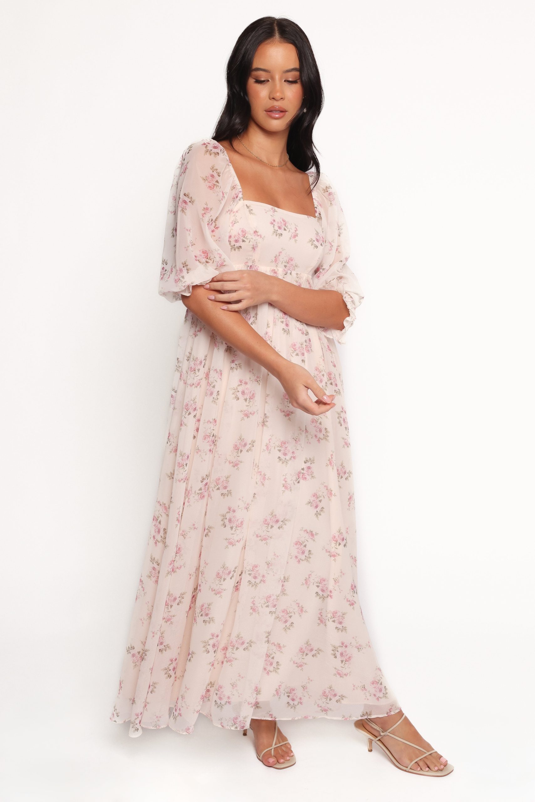 Sonnet Maxi Dress - Pink Floral - Image 5