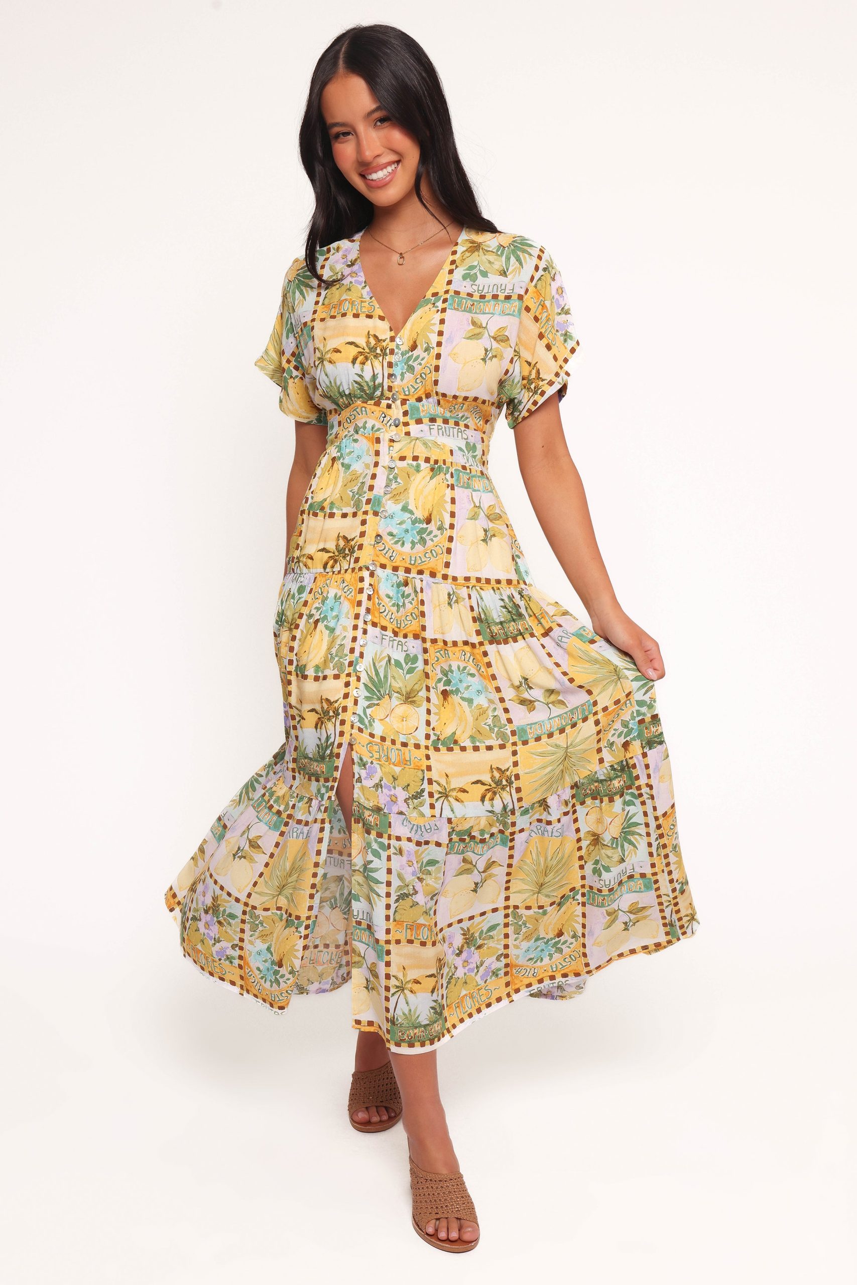 Sorrento Maxi Dress - Tropical Sun