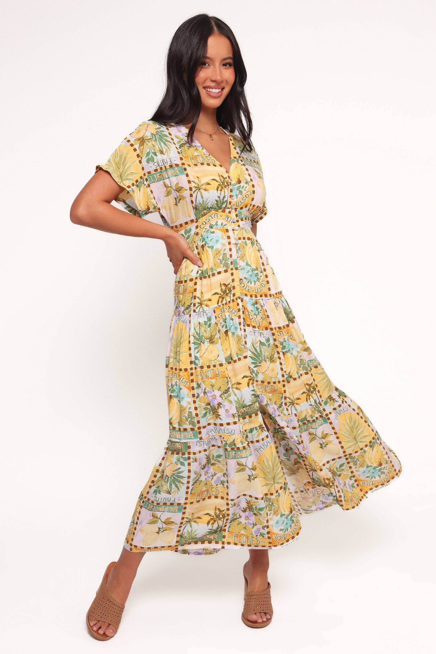 Sorrento Maxi Dress - Tropical Sun - Image 2