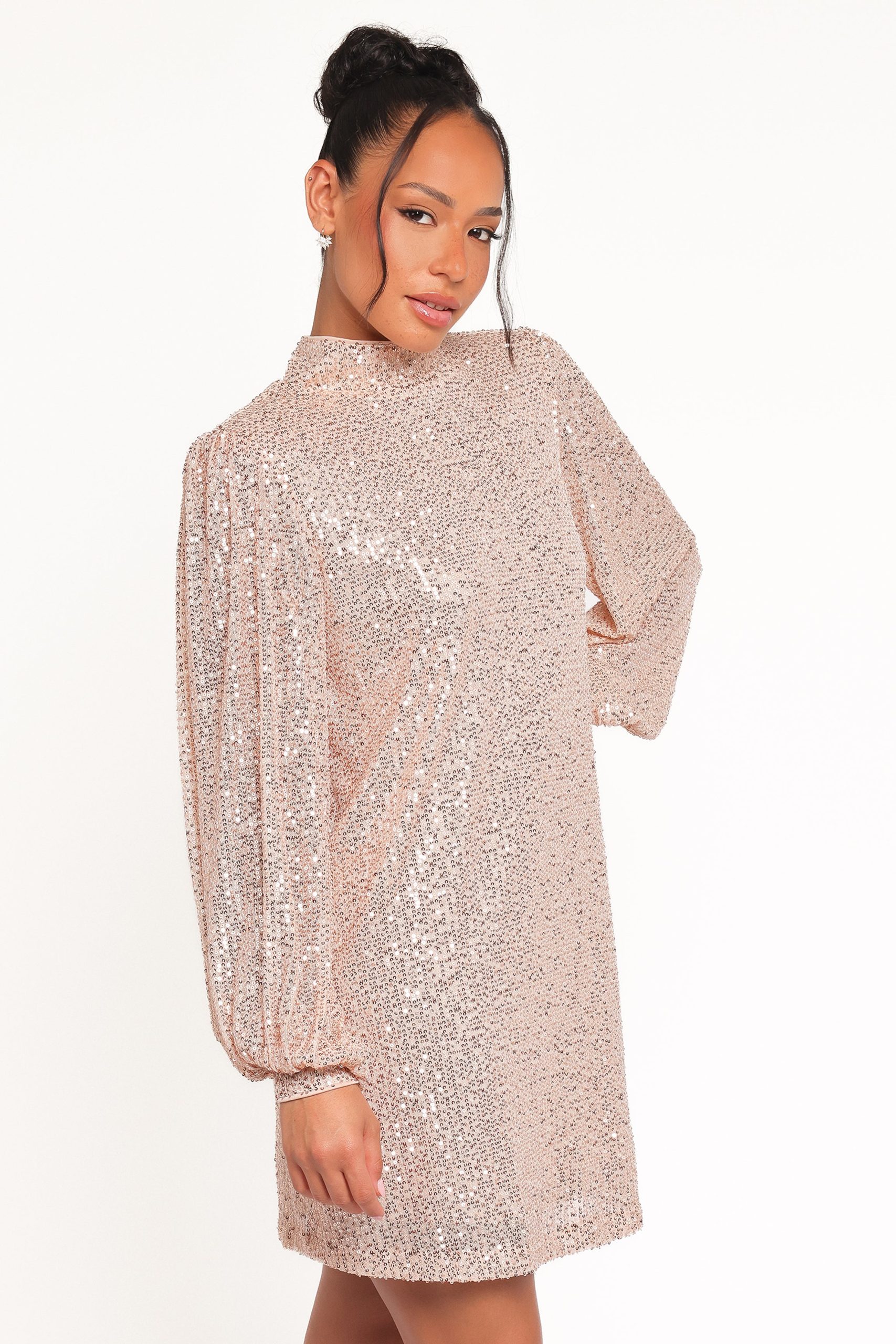 Springfield Mini Dress - Gold - Image 5