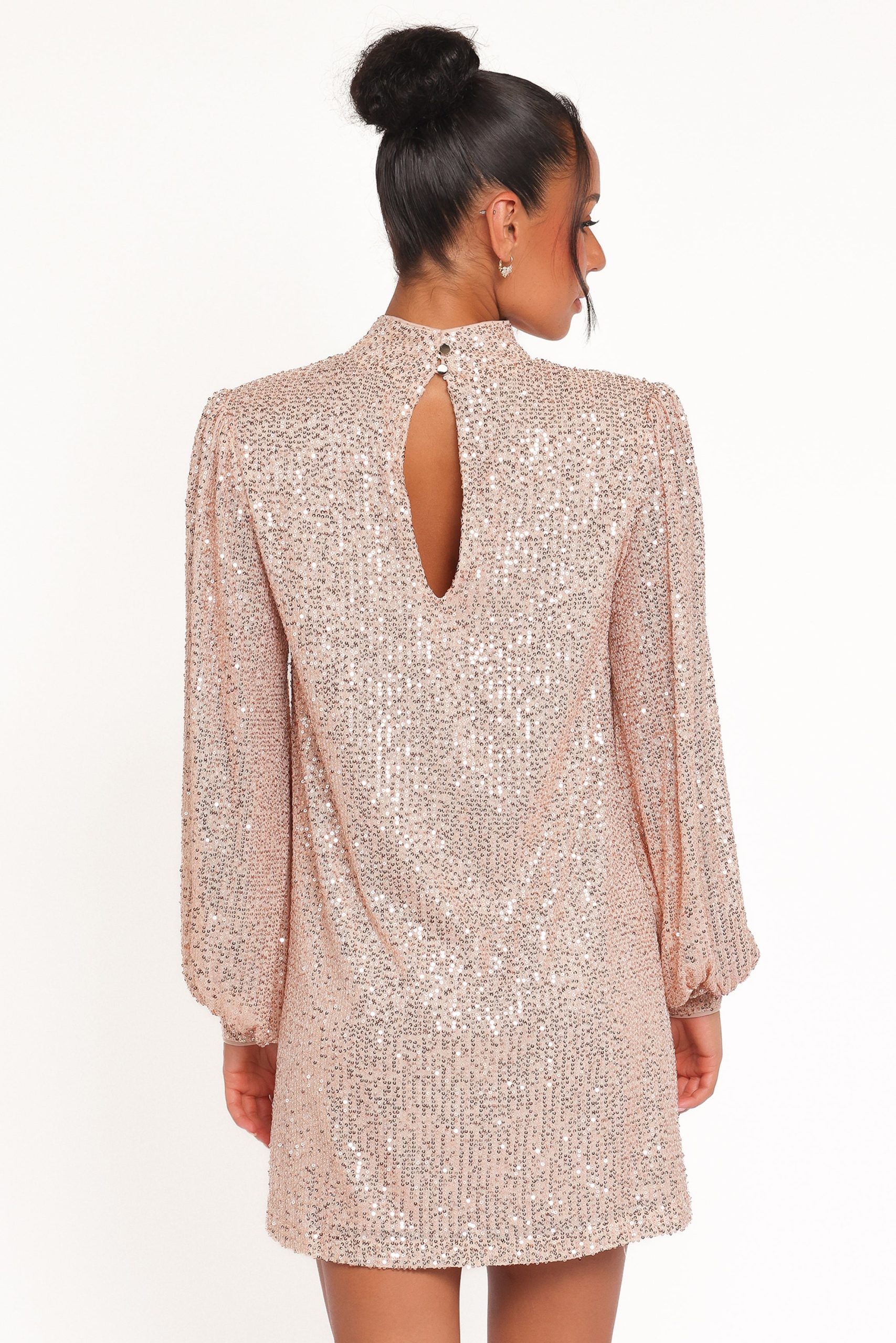 Springfield Mini Dress - Gold - Image 6