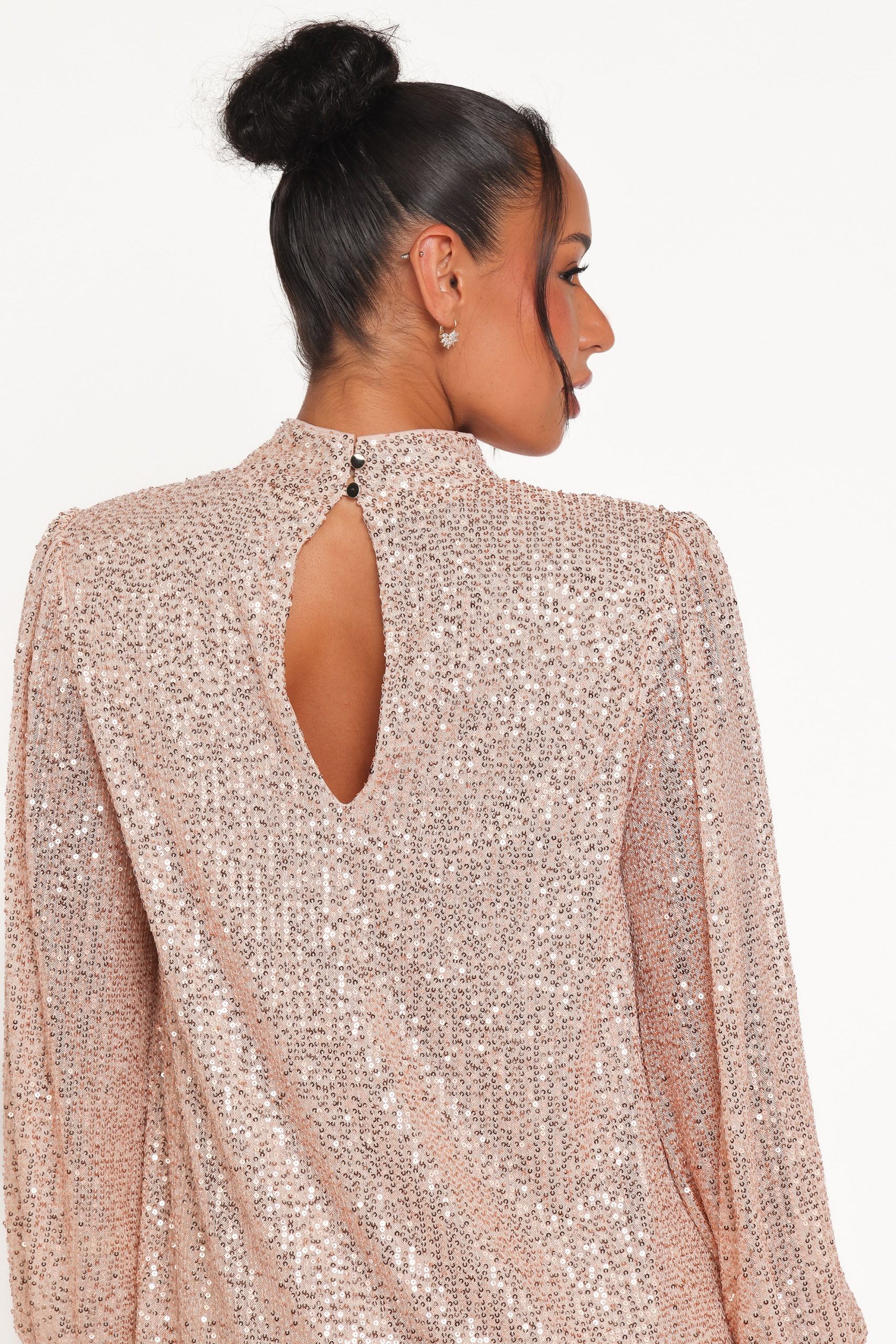 Springfield Mini Dress - Gold - Image 7