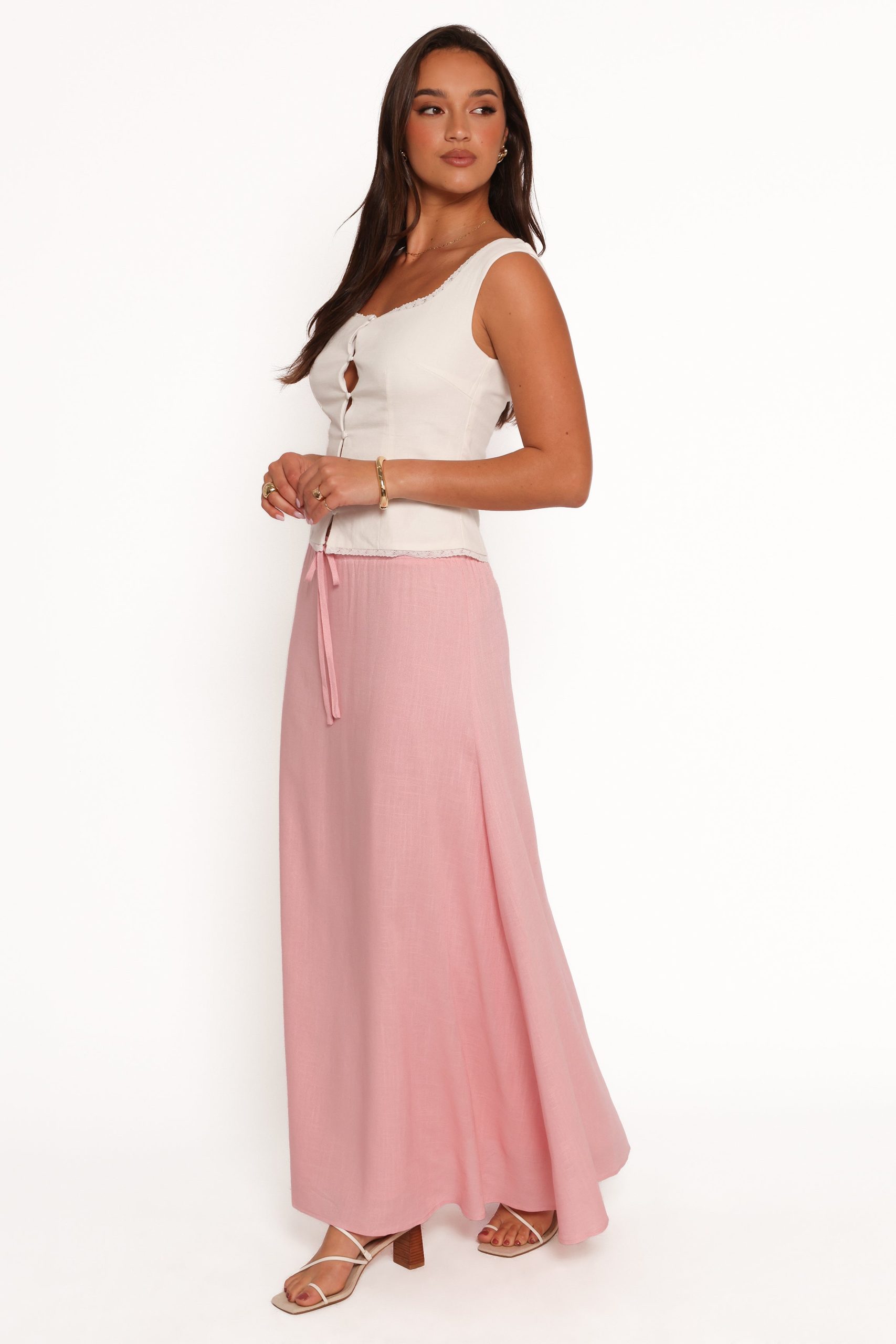 Stevie Maxi Skirt - Pink - Image 5