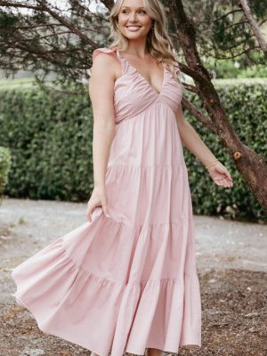 Susie Maxi Dress - Pink