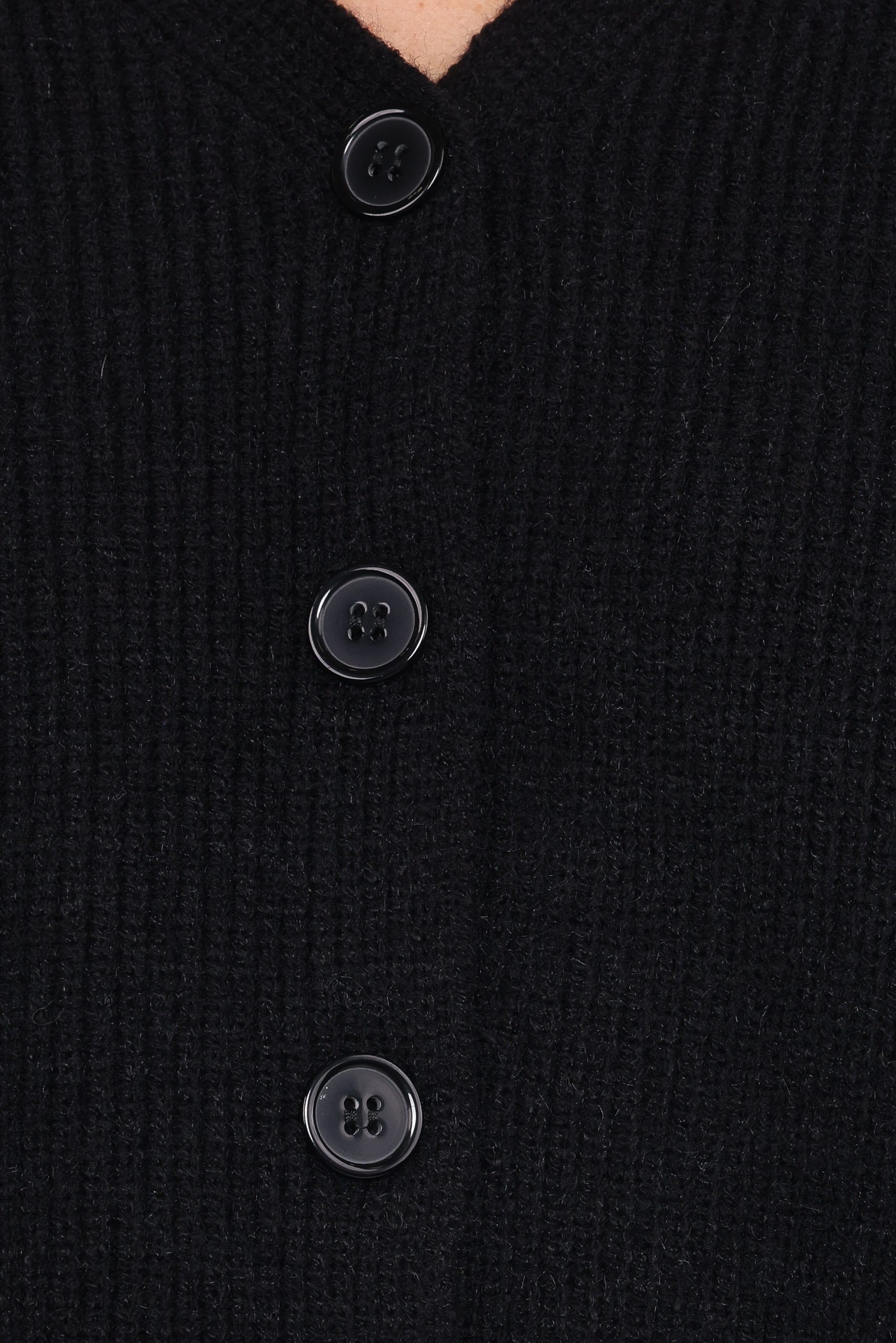 Sybil Button Front Cardigan - Black - Image 6