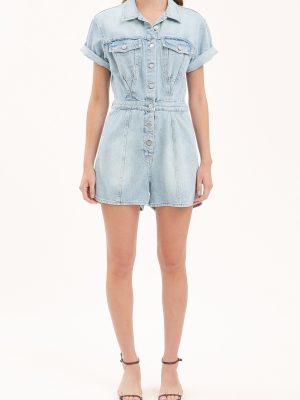 Topanga Romper - Dolphin