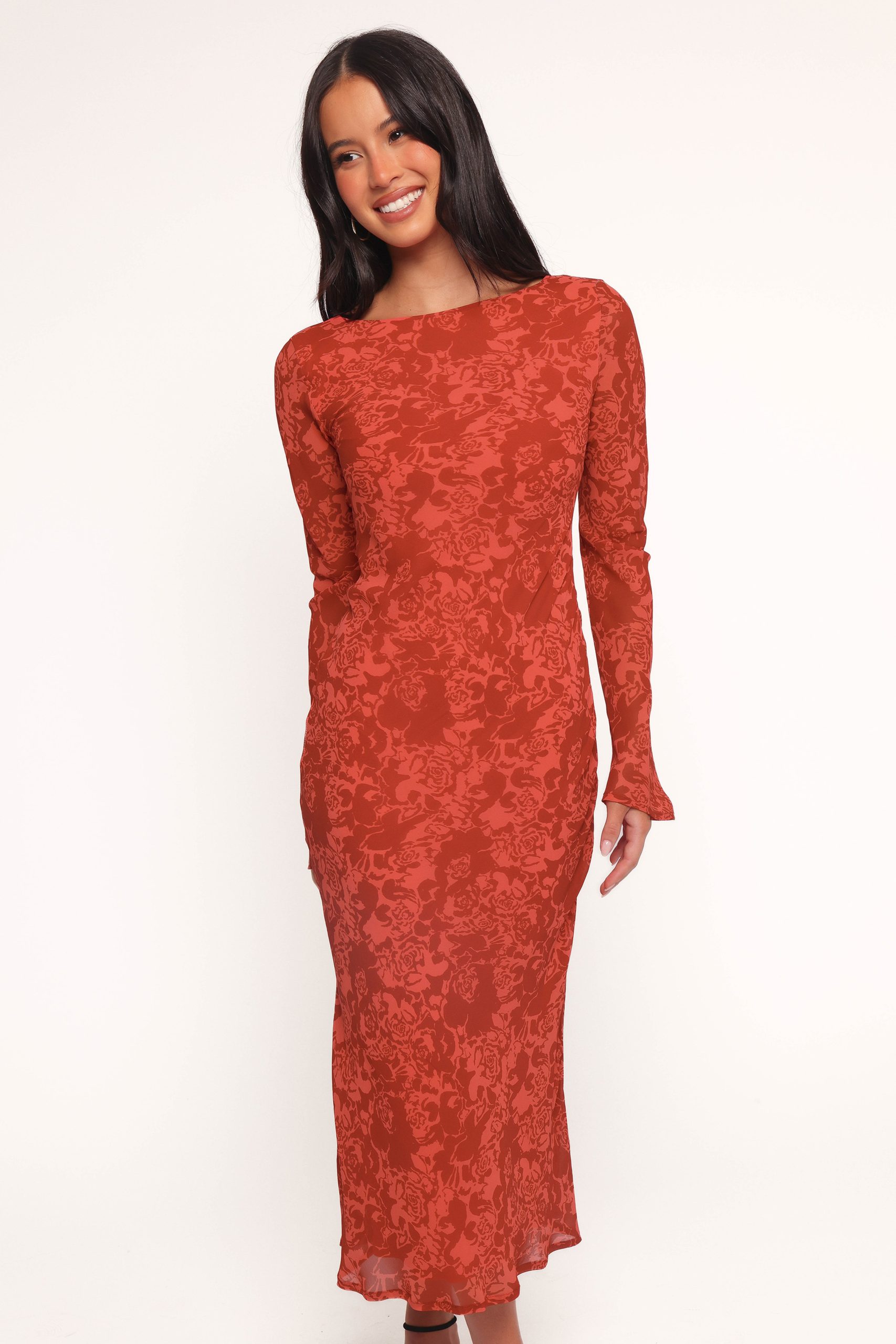 Talitha Maxi Dress - Red Roses - Image 4