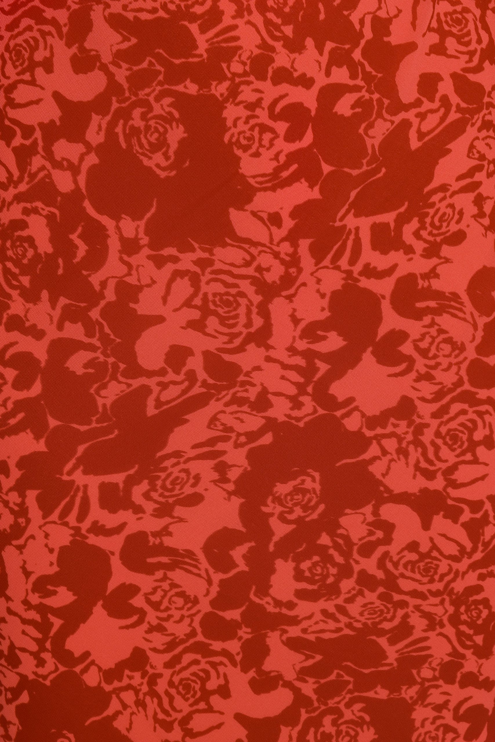 Talitha Maxi Dress - Red Roses - Image 8