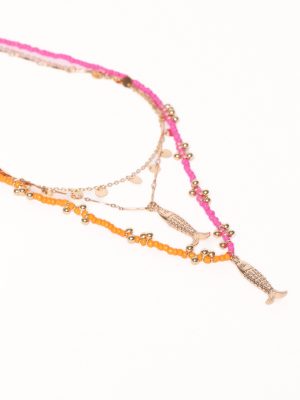 Tatiana Necklace - Gold/Multi