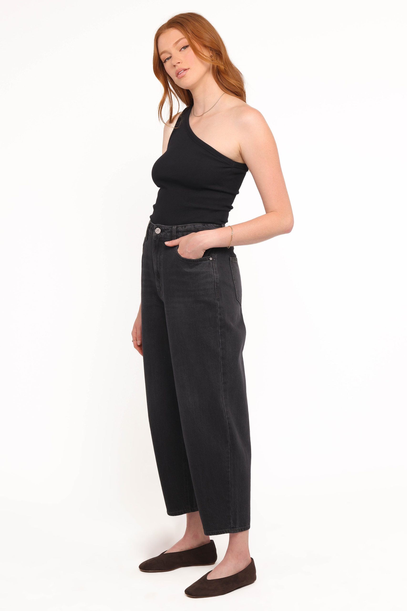 Taylor Barrel Leg Jean - Trip - Image 3