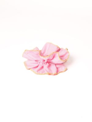 Tegan Scrunchie - Pink/Orange