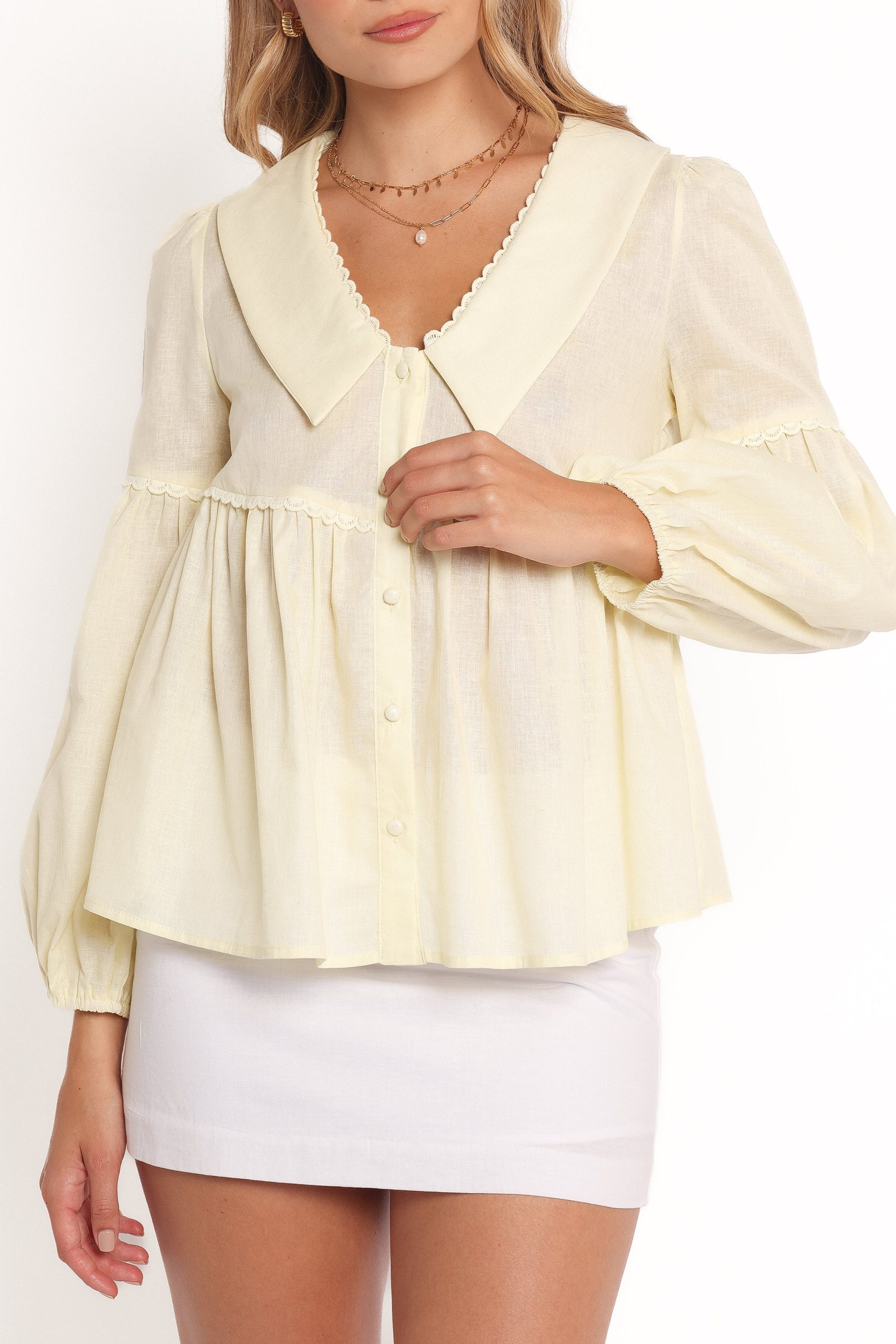 Thalassa Top - Butter Yellow - Image 6