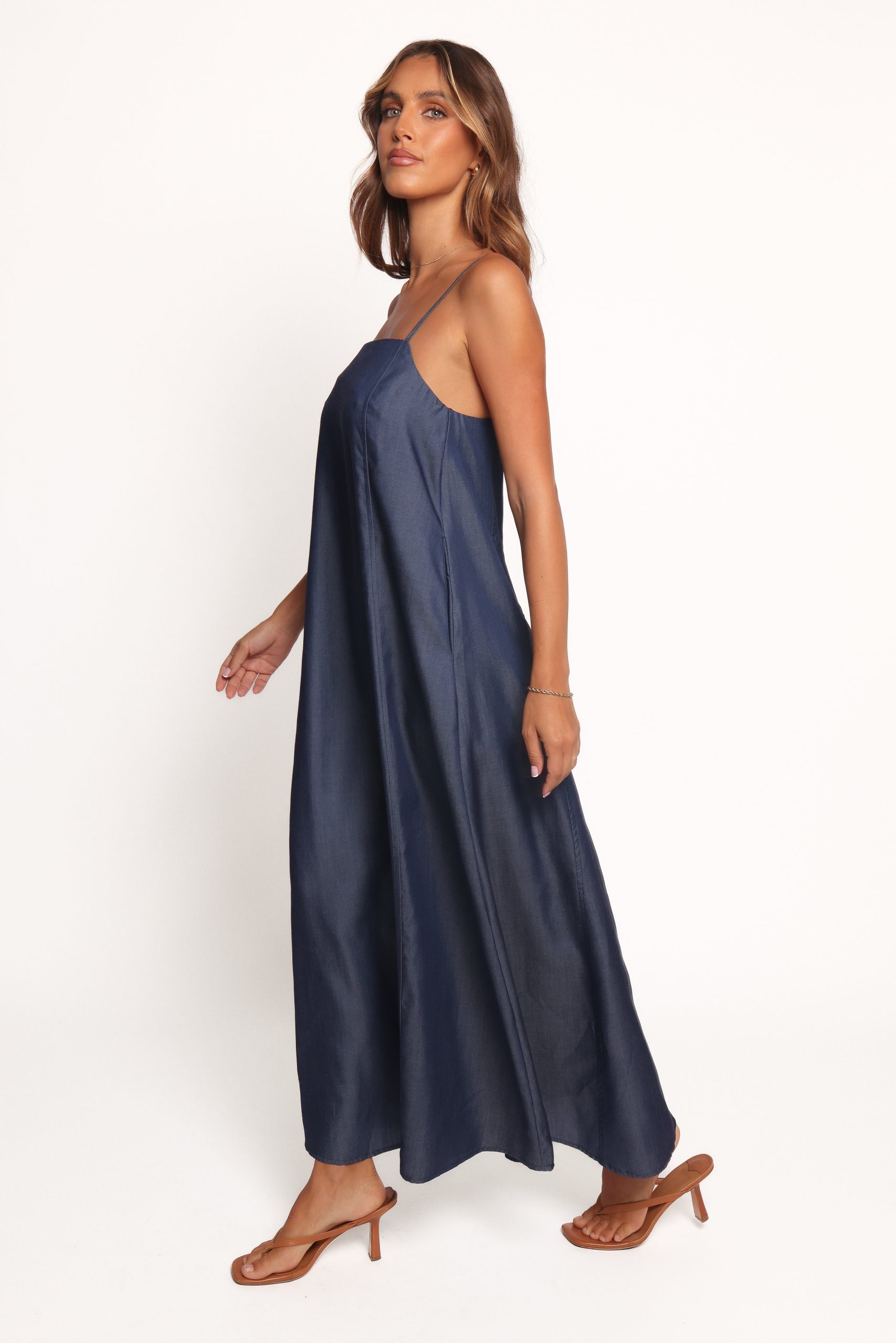 Thelma Maxi Dress - Chambray - Image 3