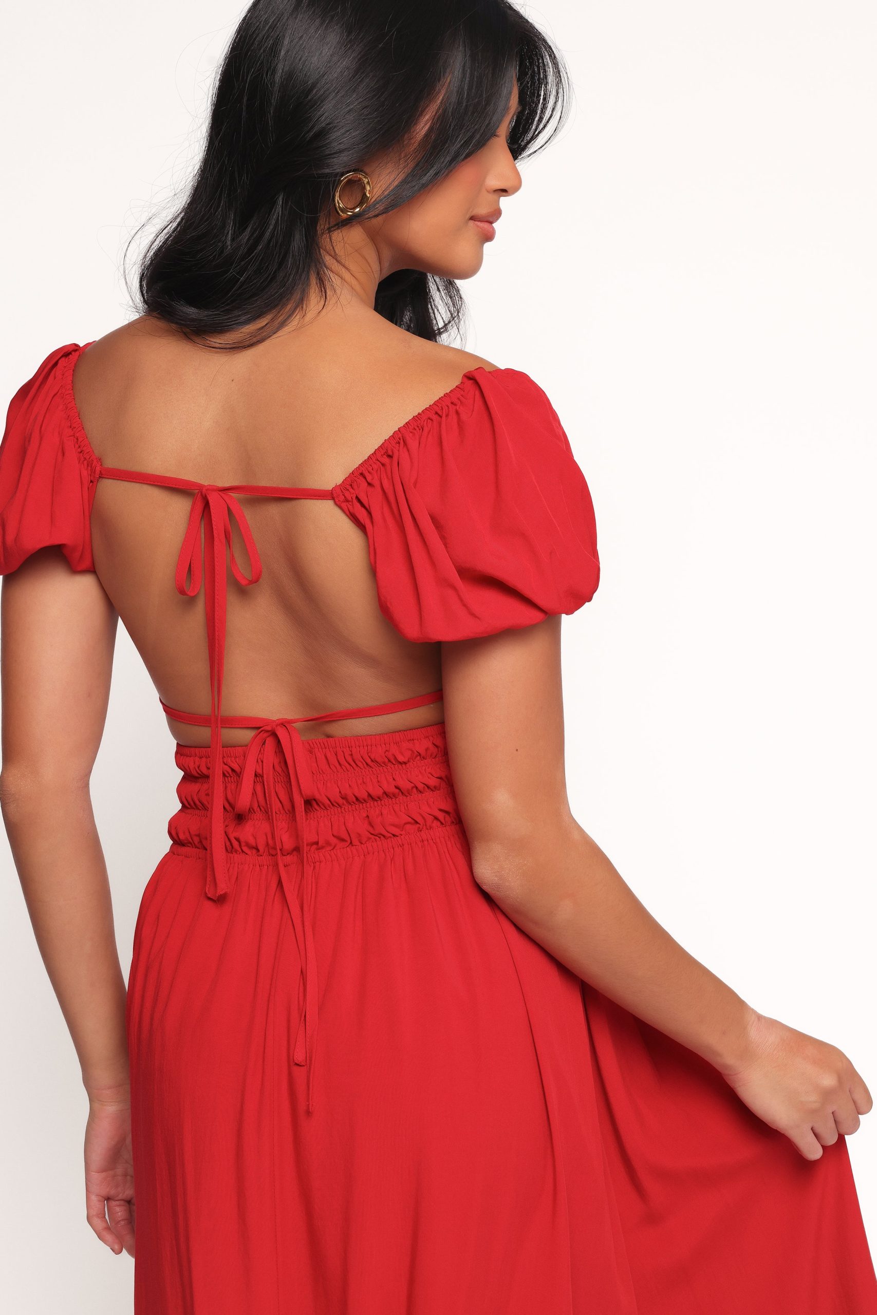 Theodora Maxi Dress - Red - Image 5