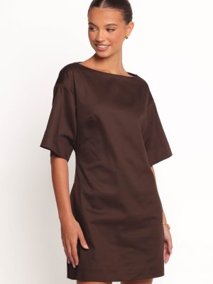 Thorne Mini Dress - Chocolate