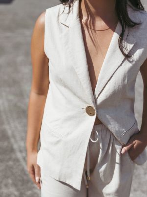 Trula Vest - Oatmeal