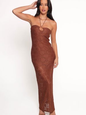Tucker Midi Dress - Brown