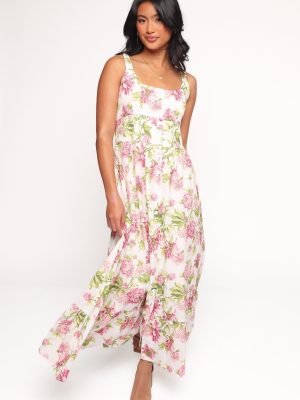 Tullia Maxi Dress - Pink Floral