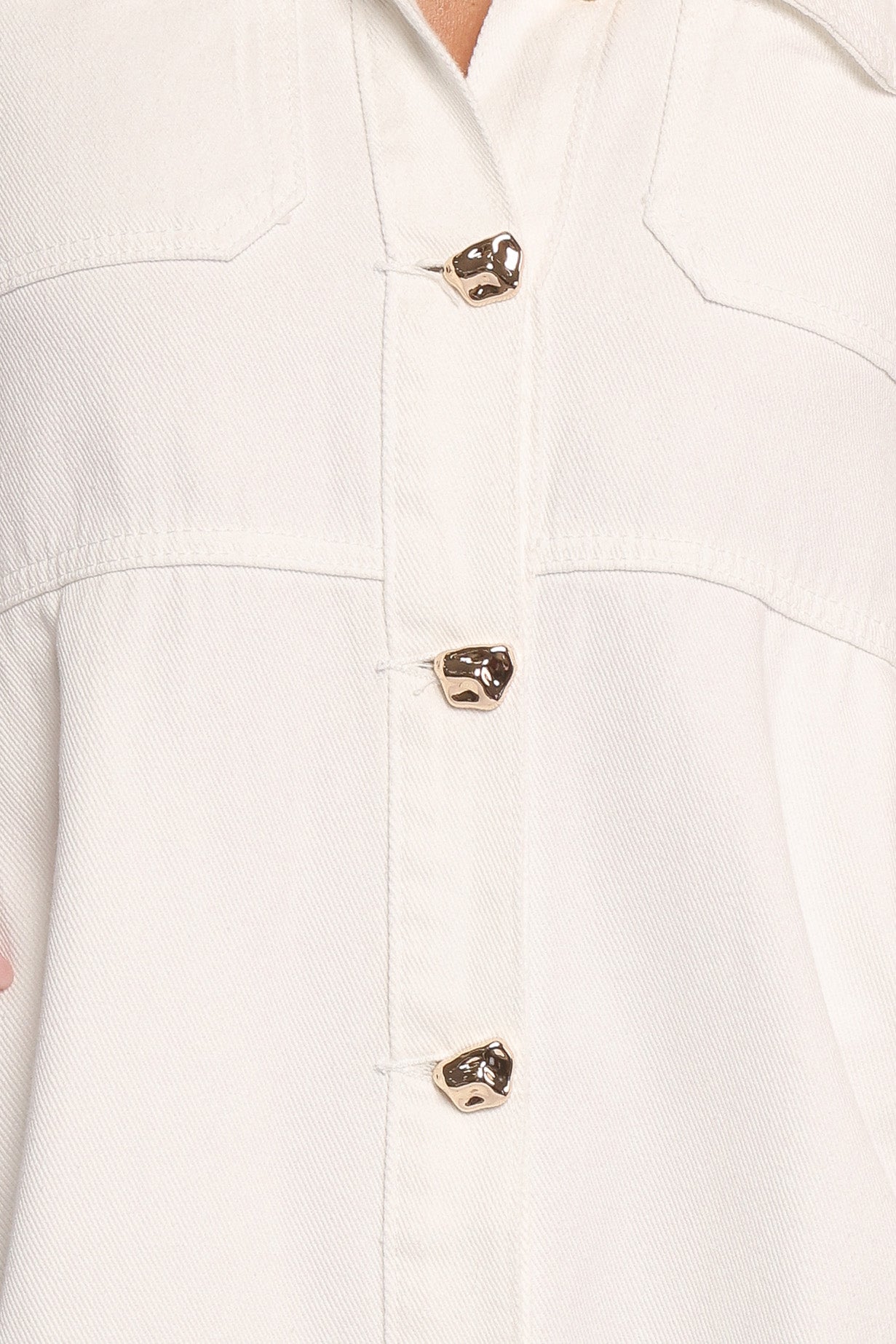 Turner Denim Dress - White Denim - Image 8