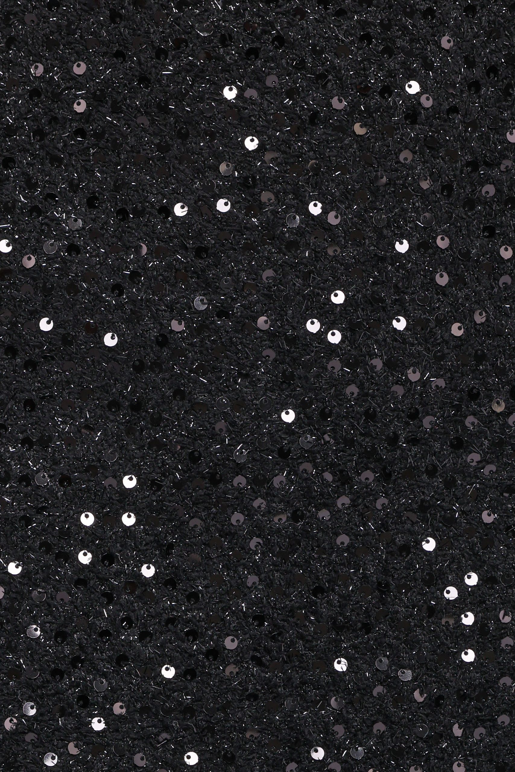 Valentina Tweed Sequins Mini Skirt - Black - Image 6