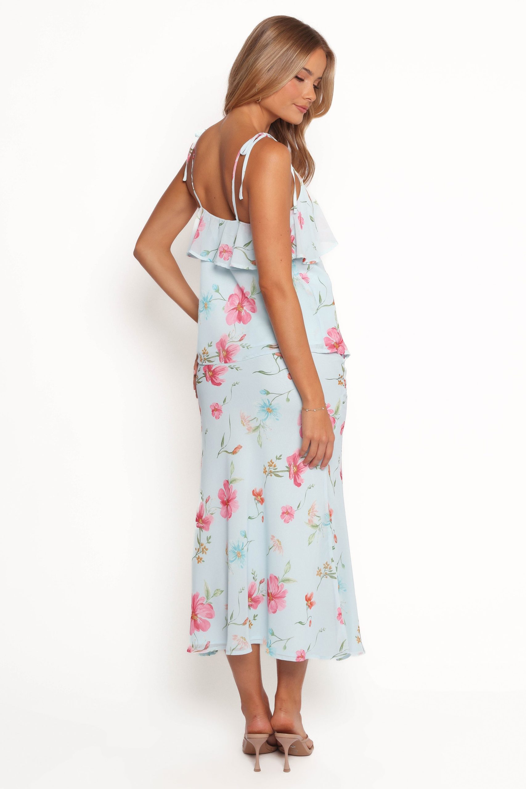 Valeria Skirt Set - Blue Floral - Image 4