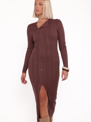 Valia Midi Dress - Espresso