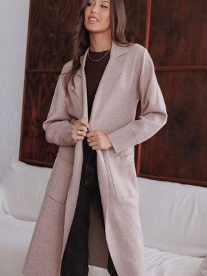 Venda Coatigan - Light Brown