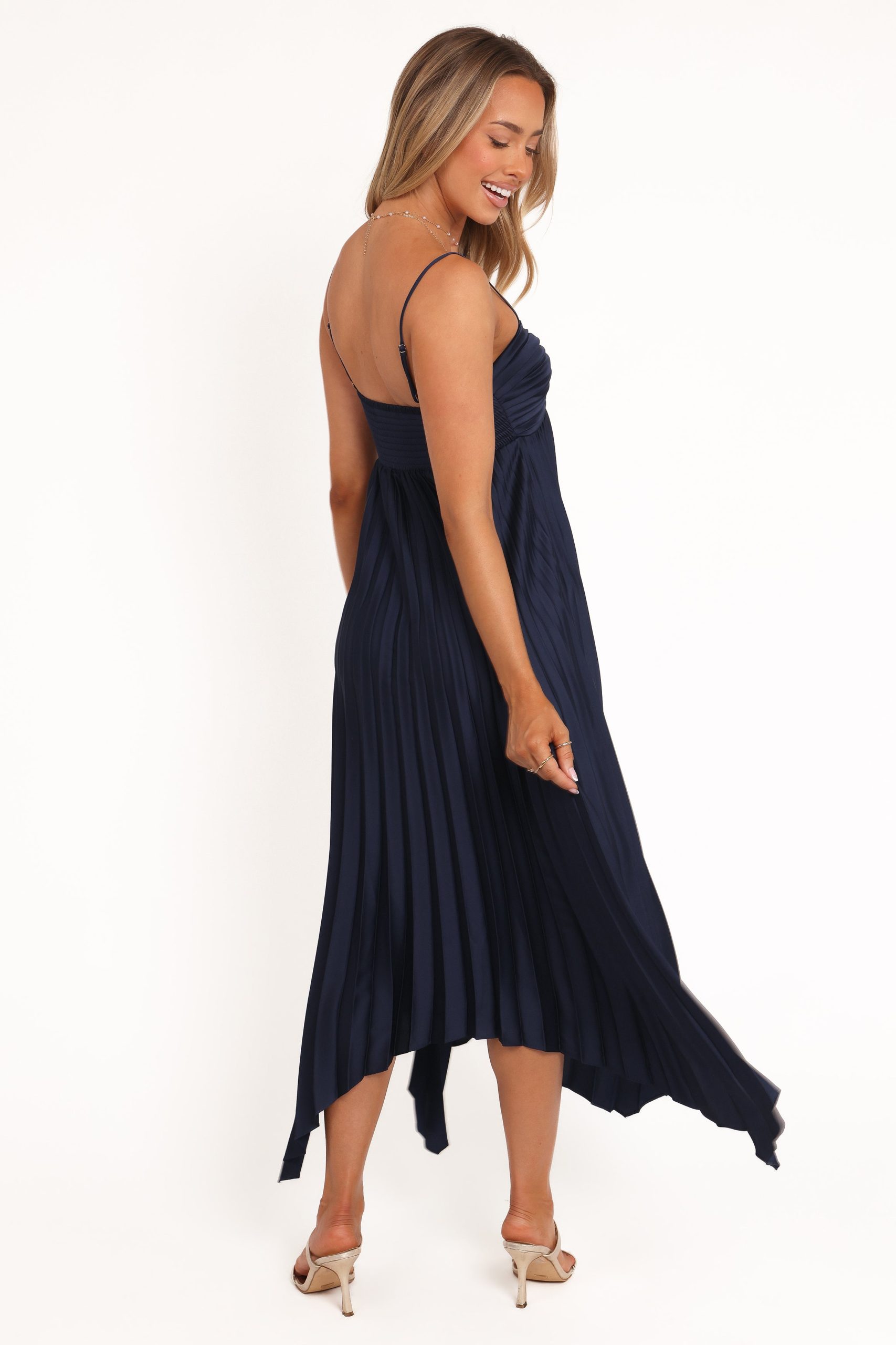 Vikki Dress - Navy - Image 5
