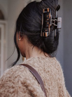 Walker Hair Clip - Brown