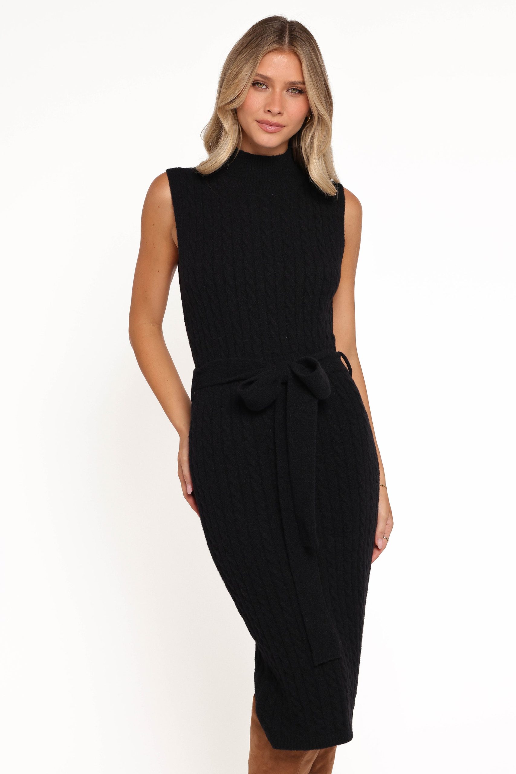 Wembley Midi Dress - Black - Image 5