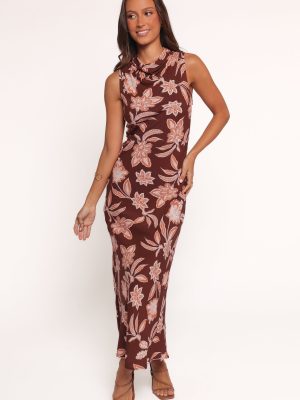 Wheeler Midi Dress - Orange Floral