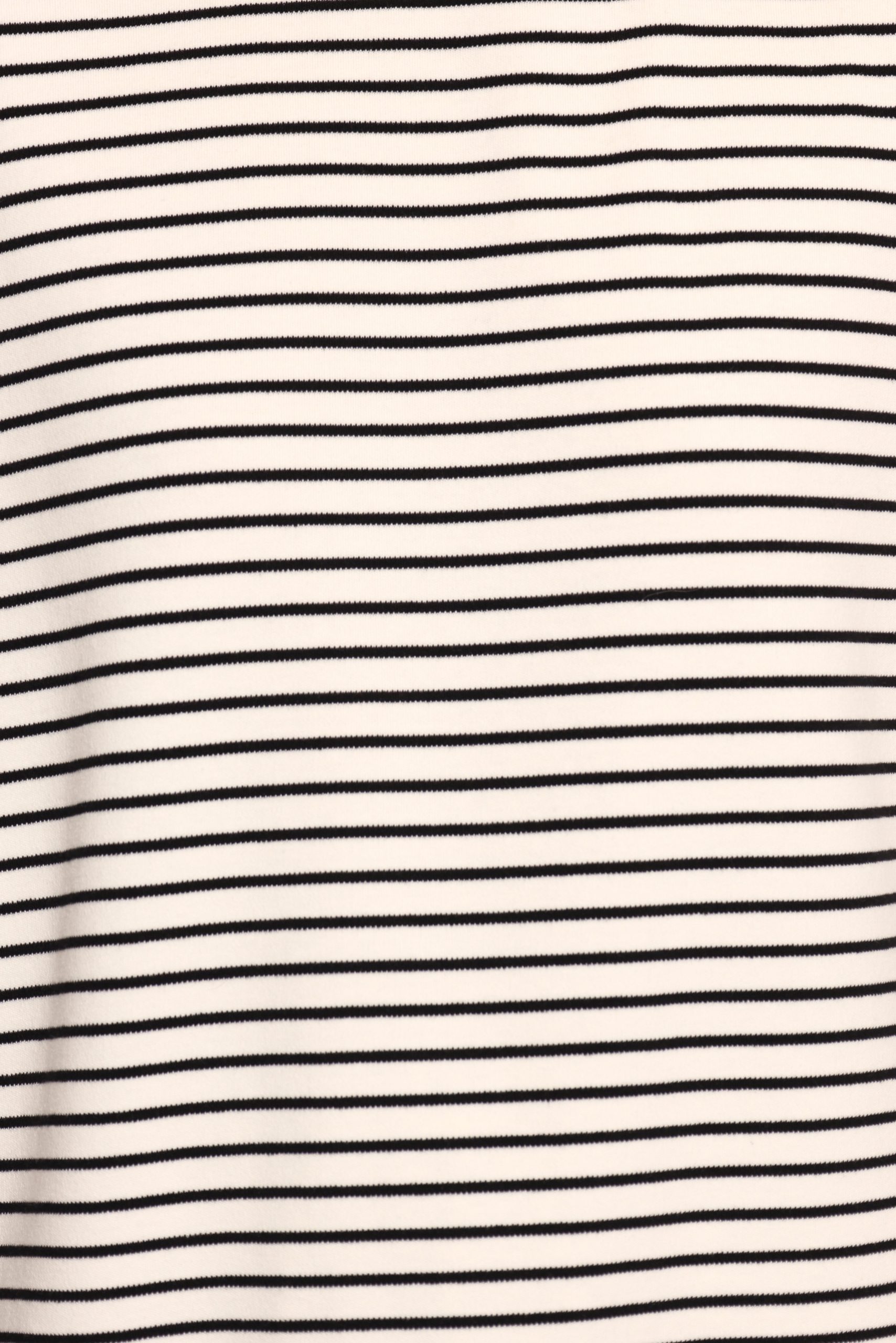 Wilda Oversized Tee - White Black Stripe - Image 6