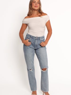 Willa High Rise Straight Leg Jeans - Rogue