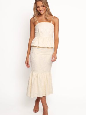 Xami Skirt Set - Pale Yellow