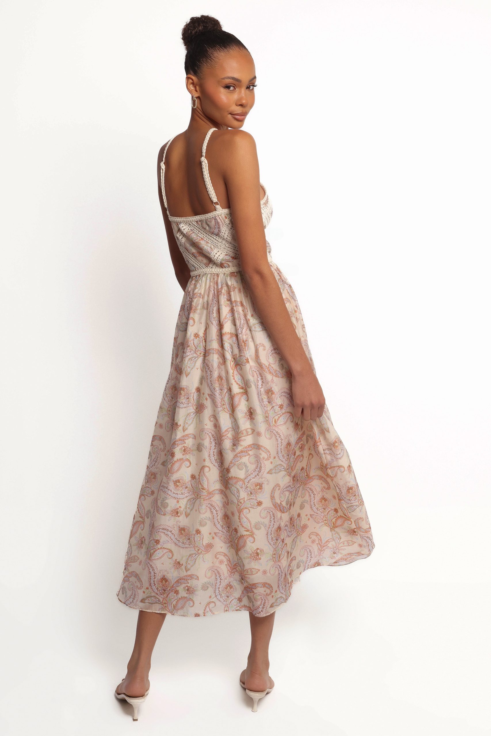 Ximena Midi Dress - Cream Multi - Image 4