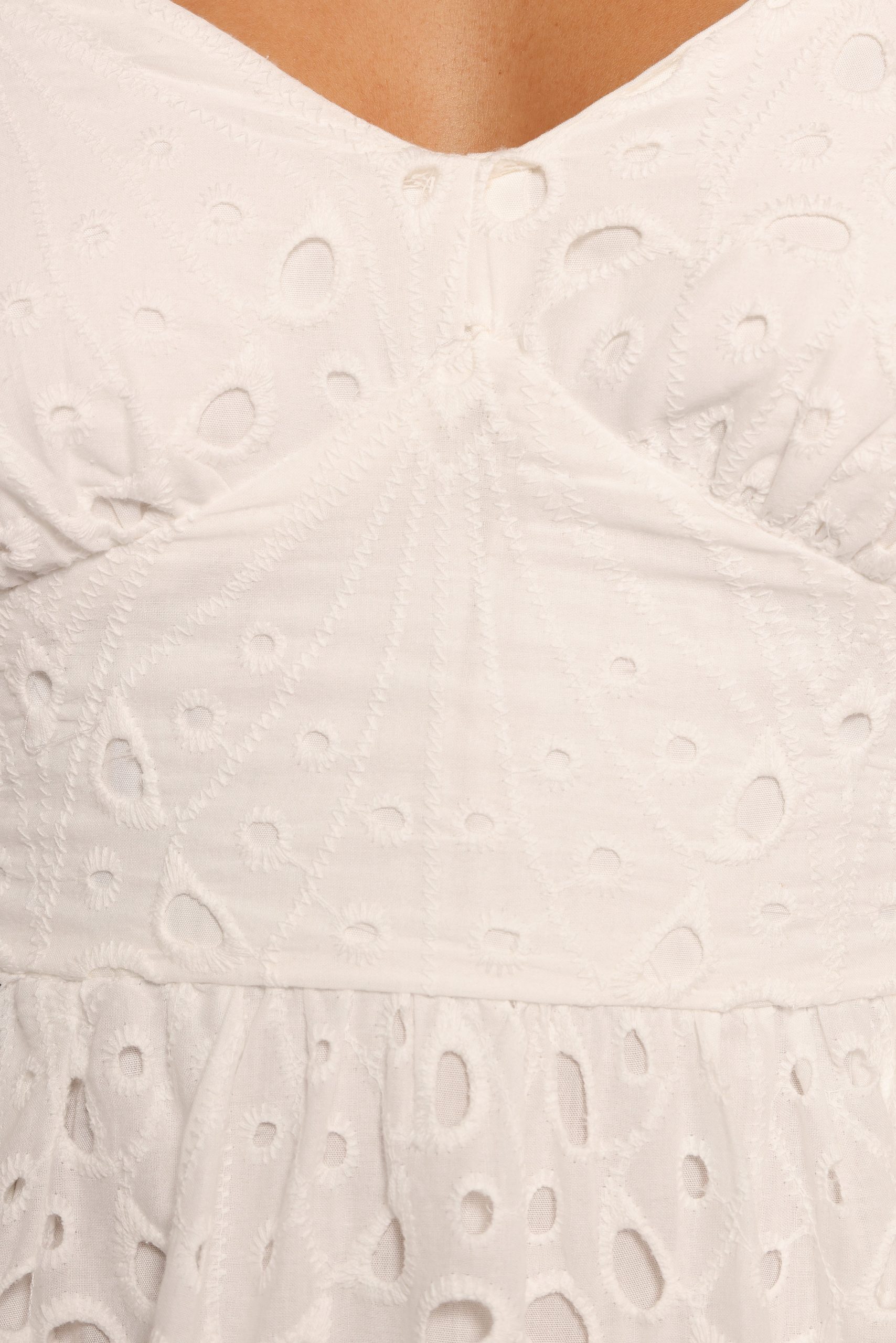 Yasmin Midi Dress - White - Image 7