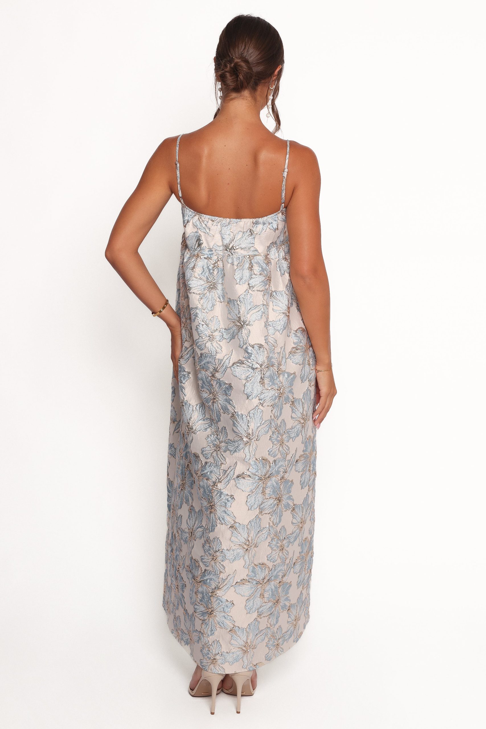 Yasmine Maxi Dress - Baby Blue Floral - Image 5