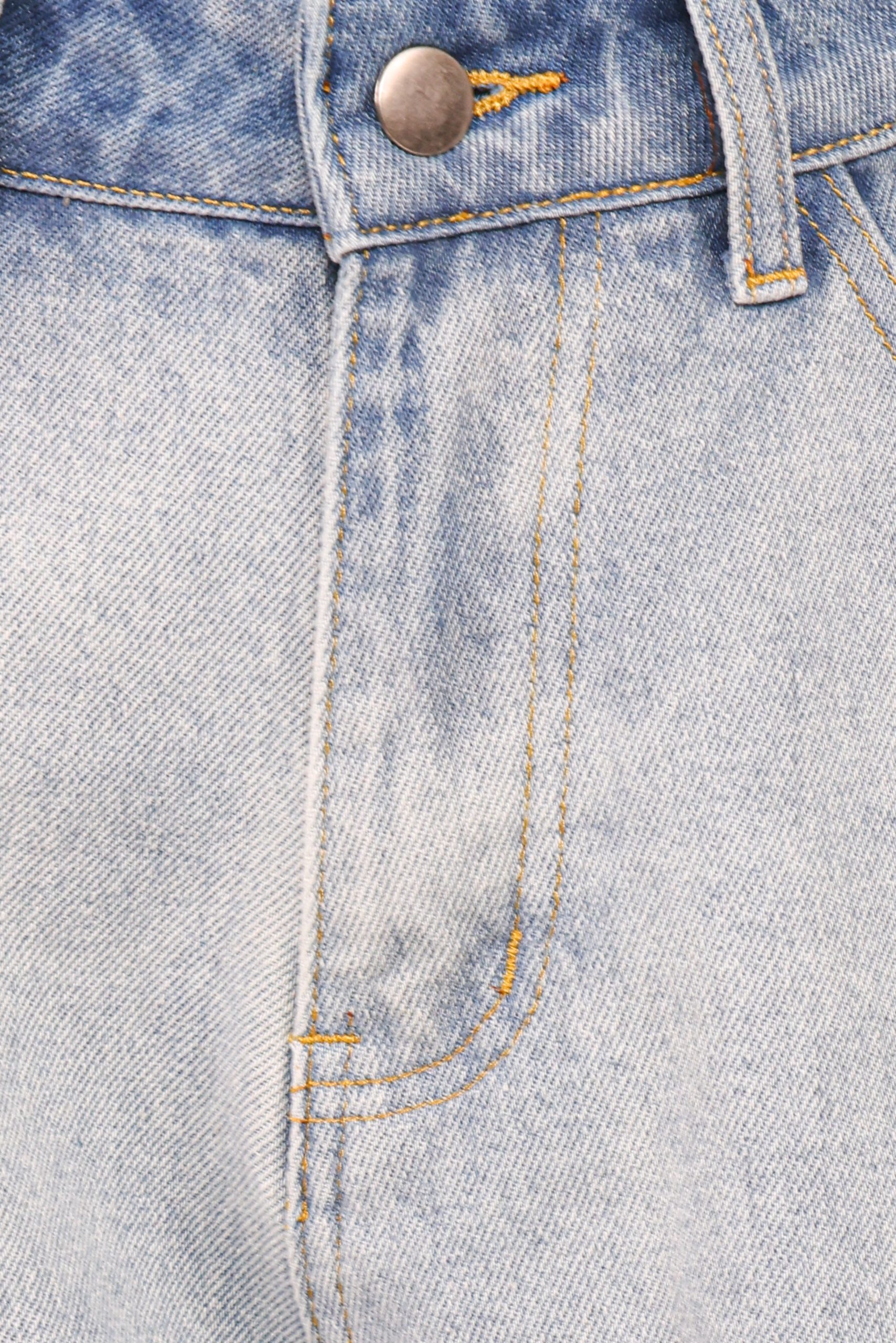 Yuri Wide Leg Jeans - Two Tone Blue - Image 6