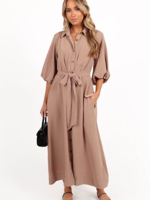 Zanita Midi Dress - Toast