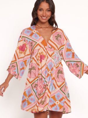 Zanna Mini Dress - Multi Tile