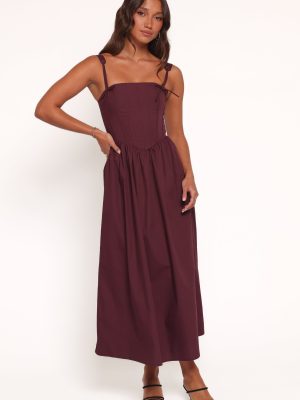 Zenobia Midi Dress - Cherry