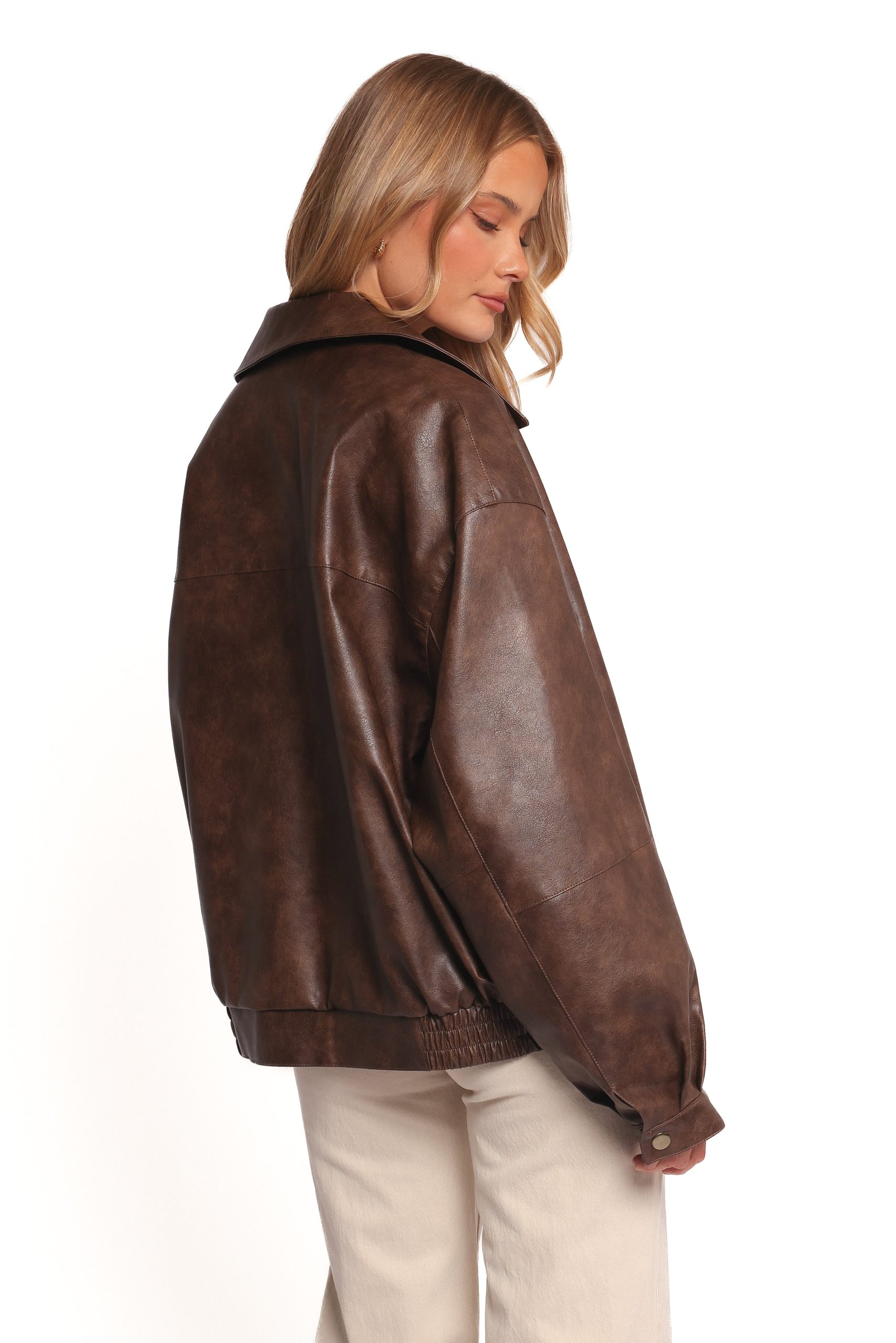 Zoe Bomber Jacket - Brown - Image 4