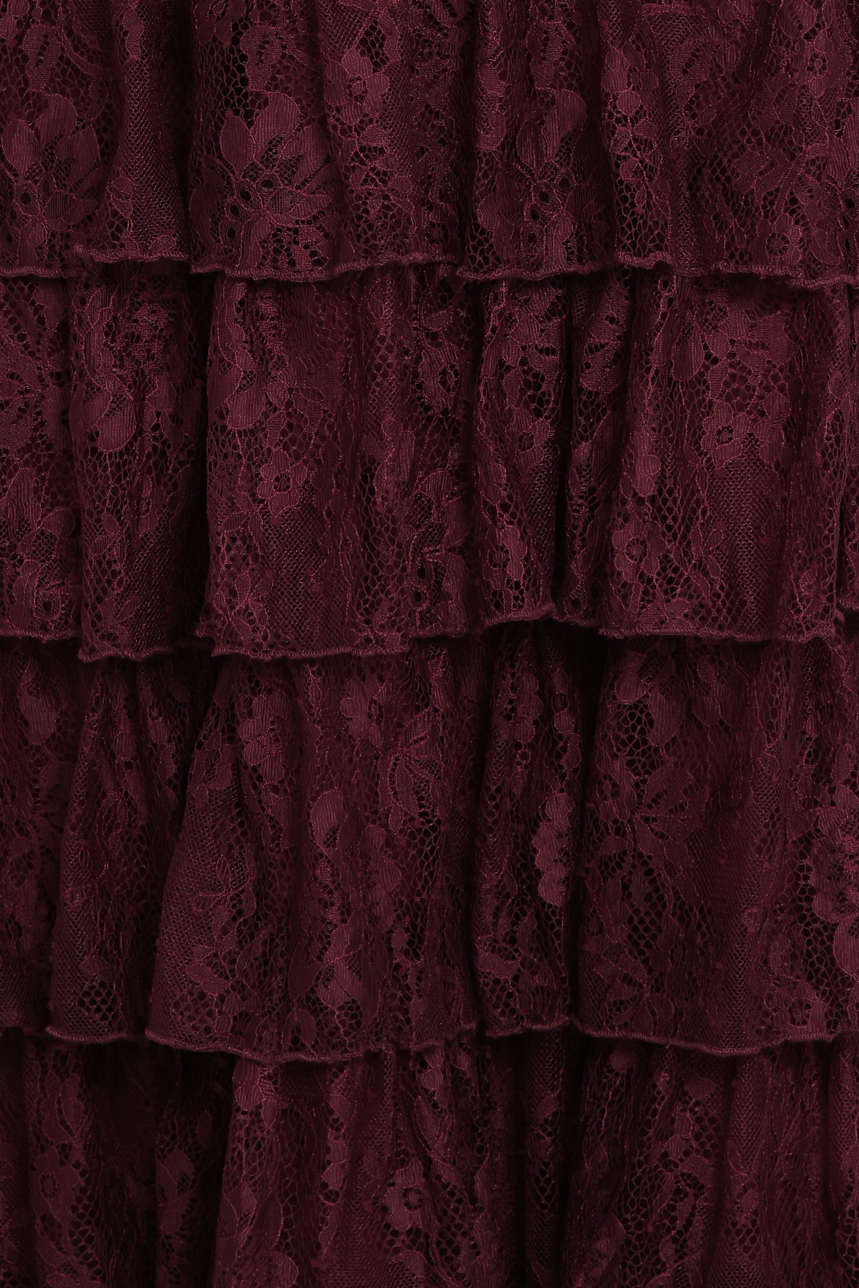 Zoella Maxi Dress - Cherry Lace - Image 8