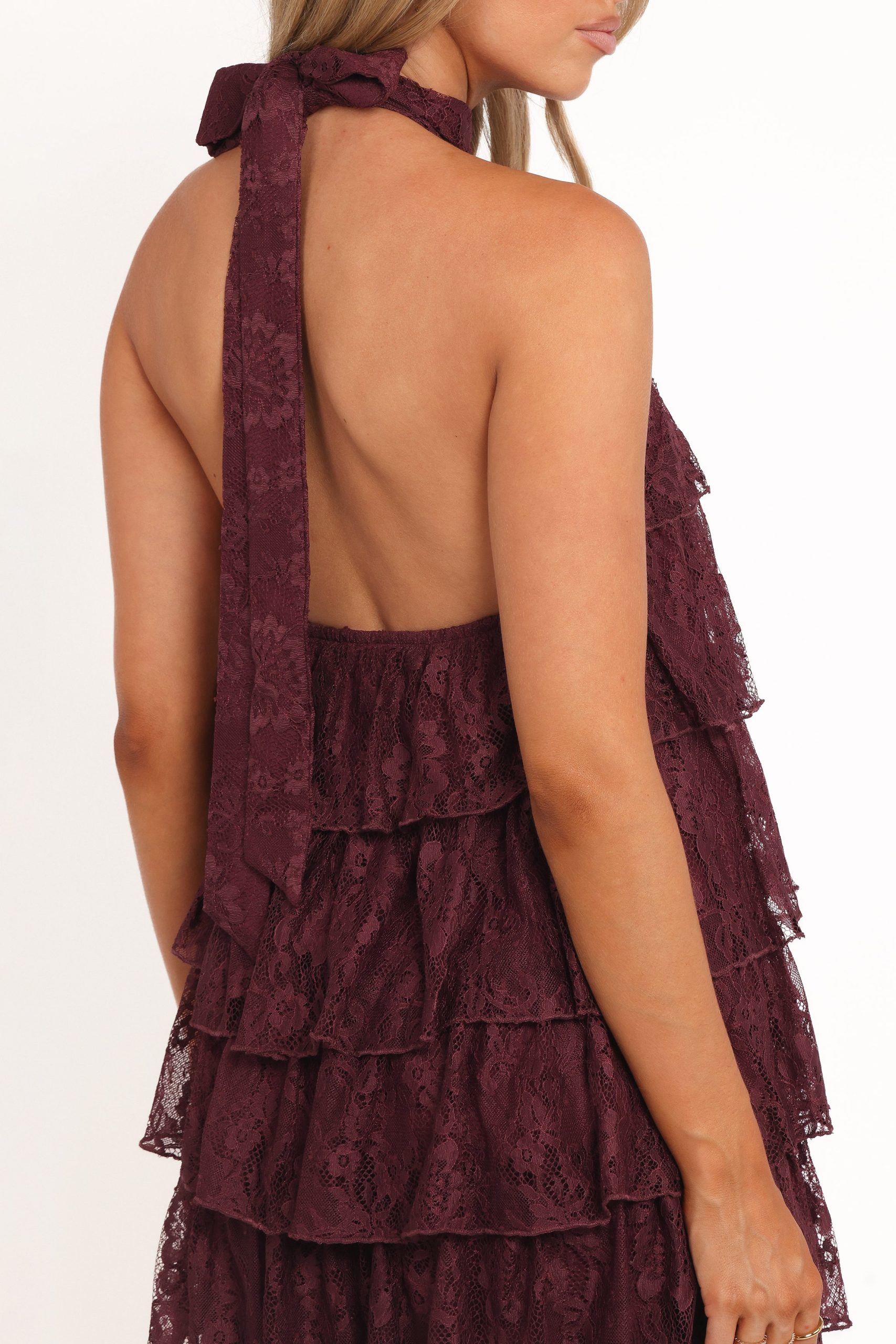 Zoella Maxi Dress - Cherry Lace - Image 6