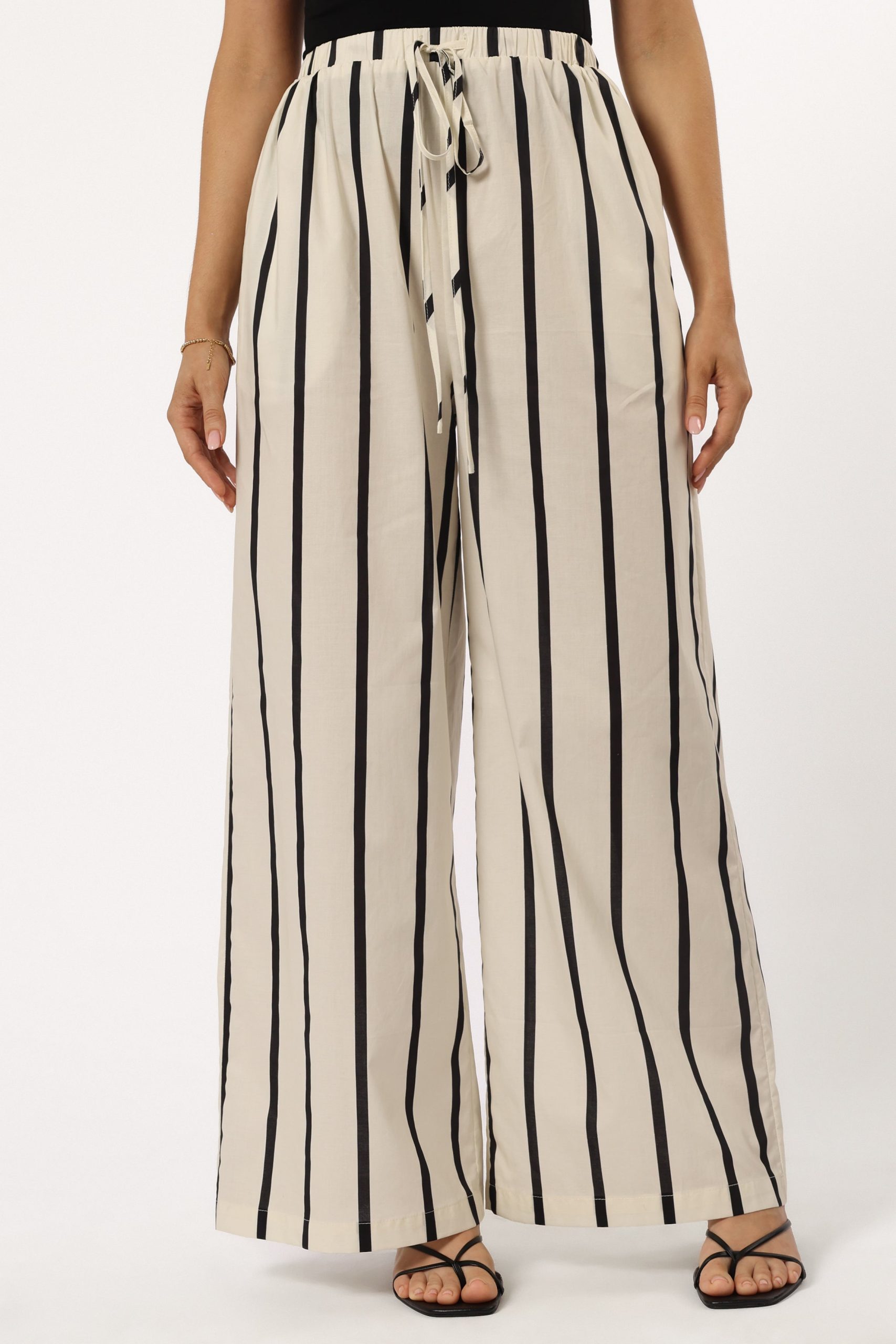 Silvia Pant - Cream Stripe - Image 4