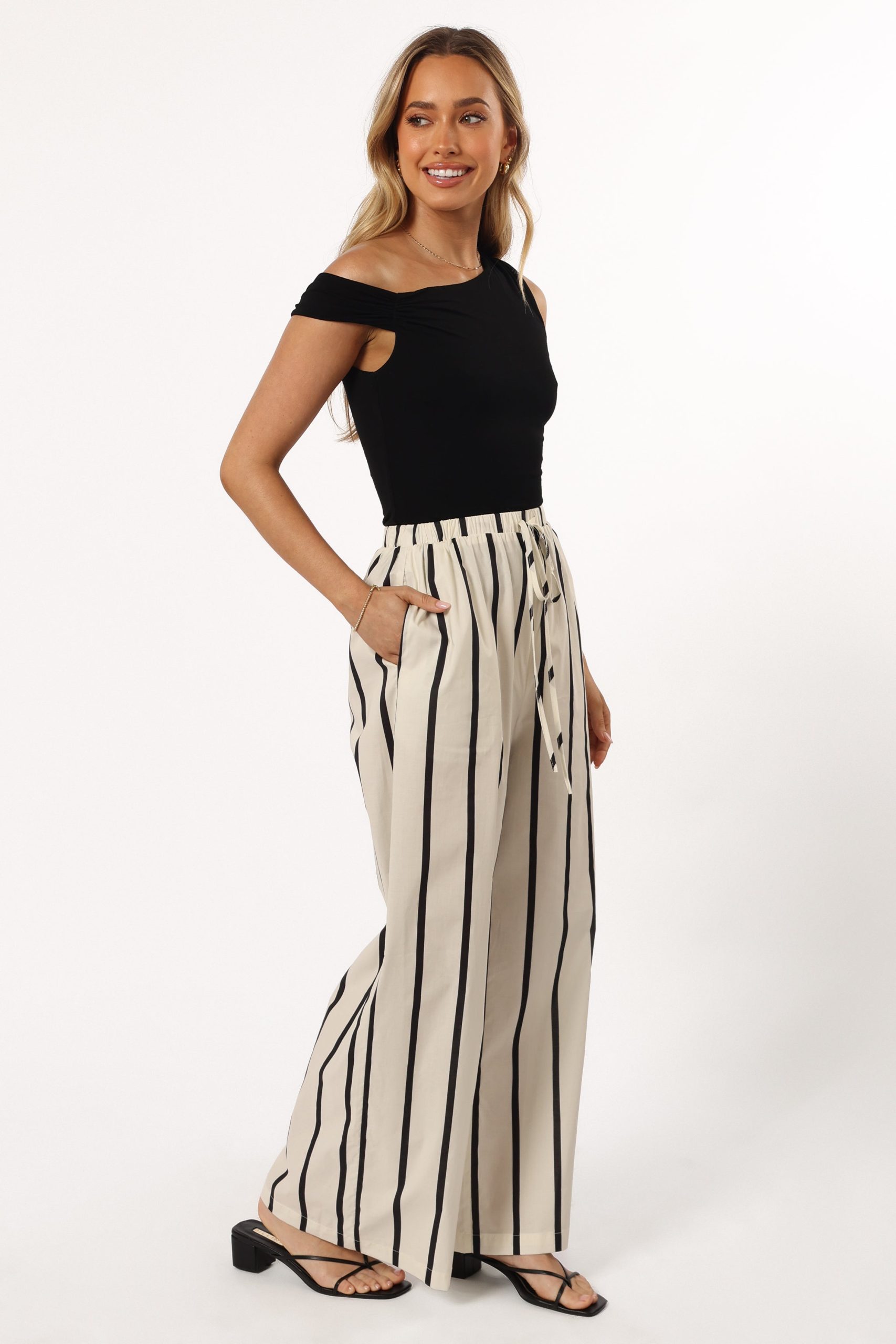 Silvia Pant - Cream Stripe - Image 8