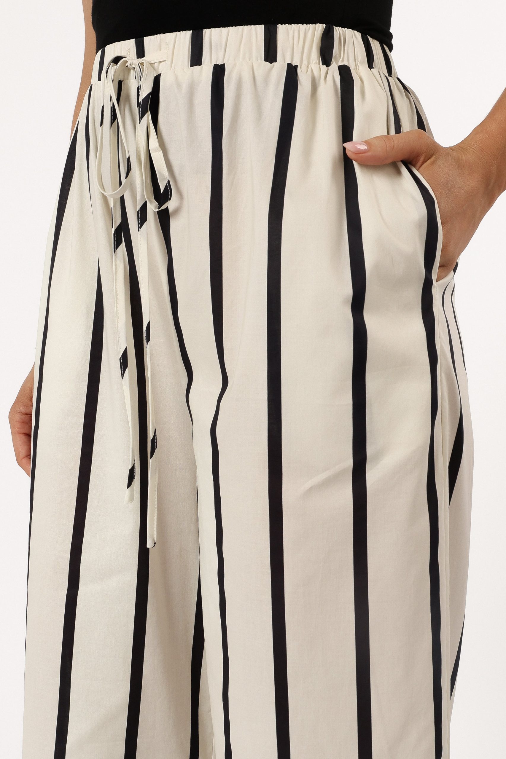 Silvia Pant - Cream Stripe - Image 9