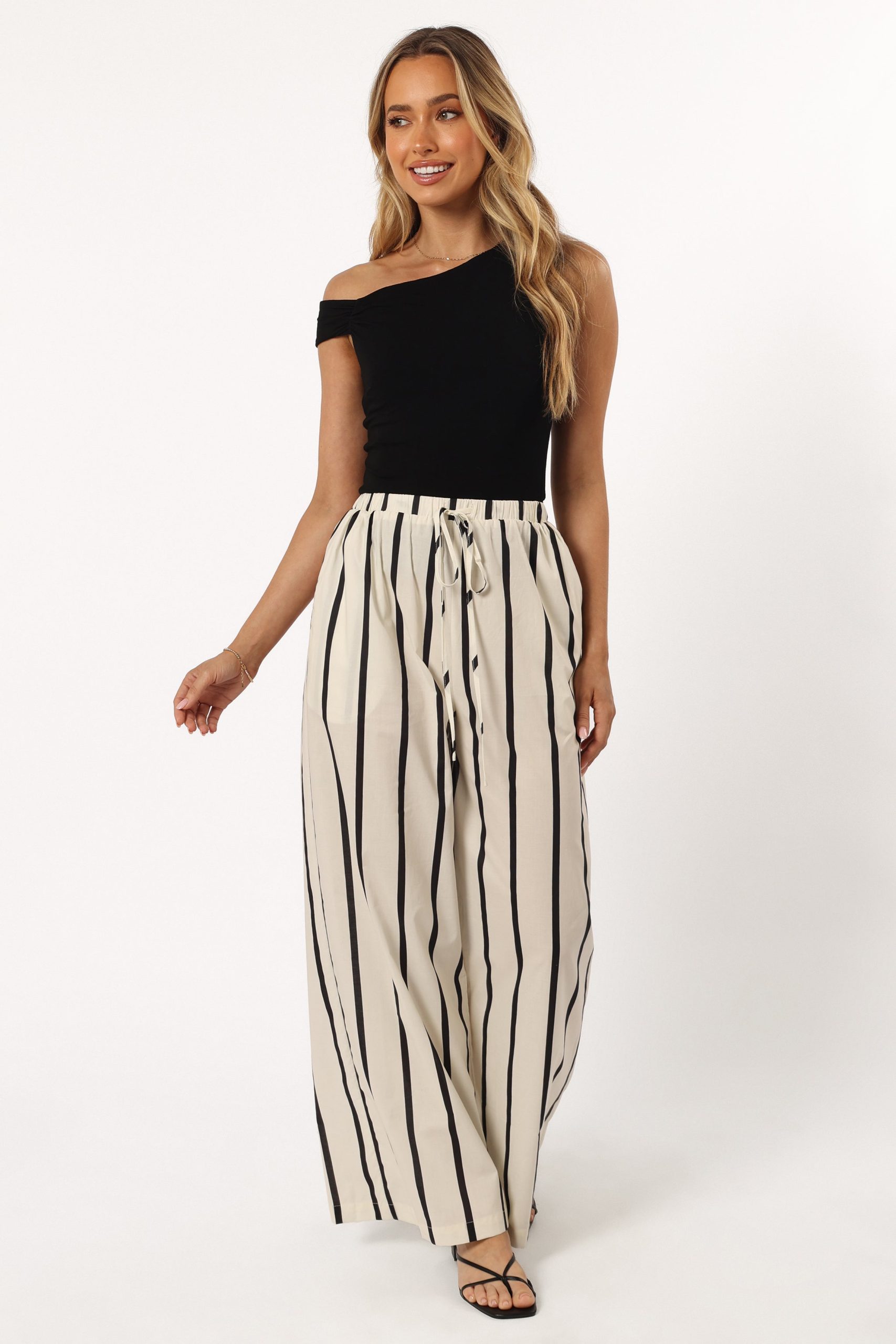 Silvia Pant - Cream Stripe - Image 5