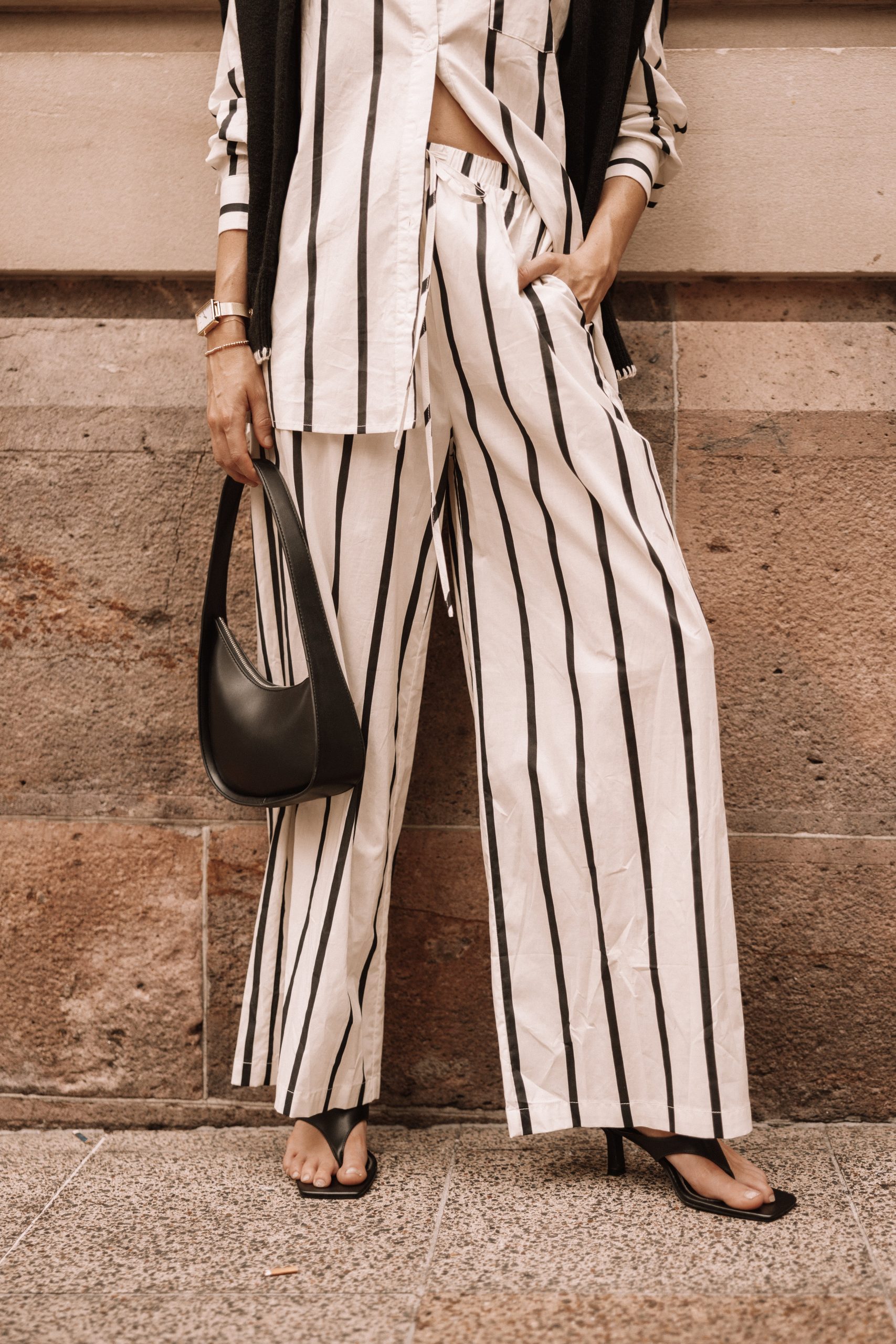 Silvia Pant - Cream Stripe - Image 2